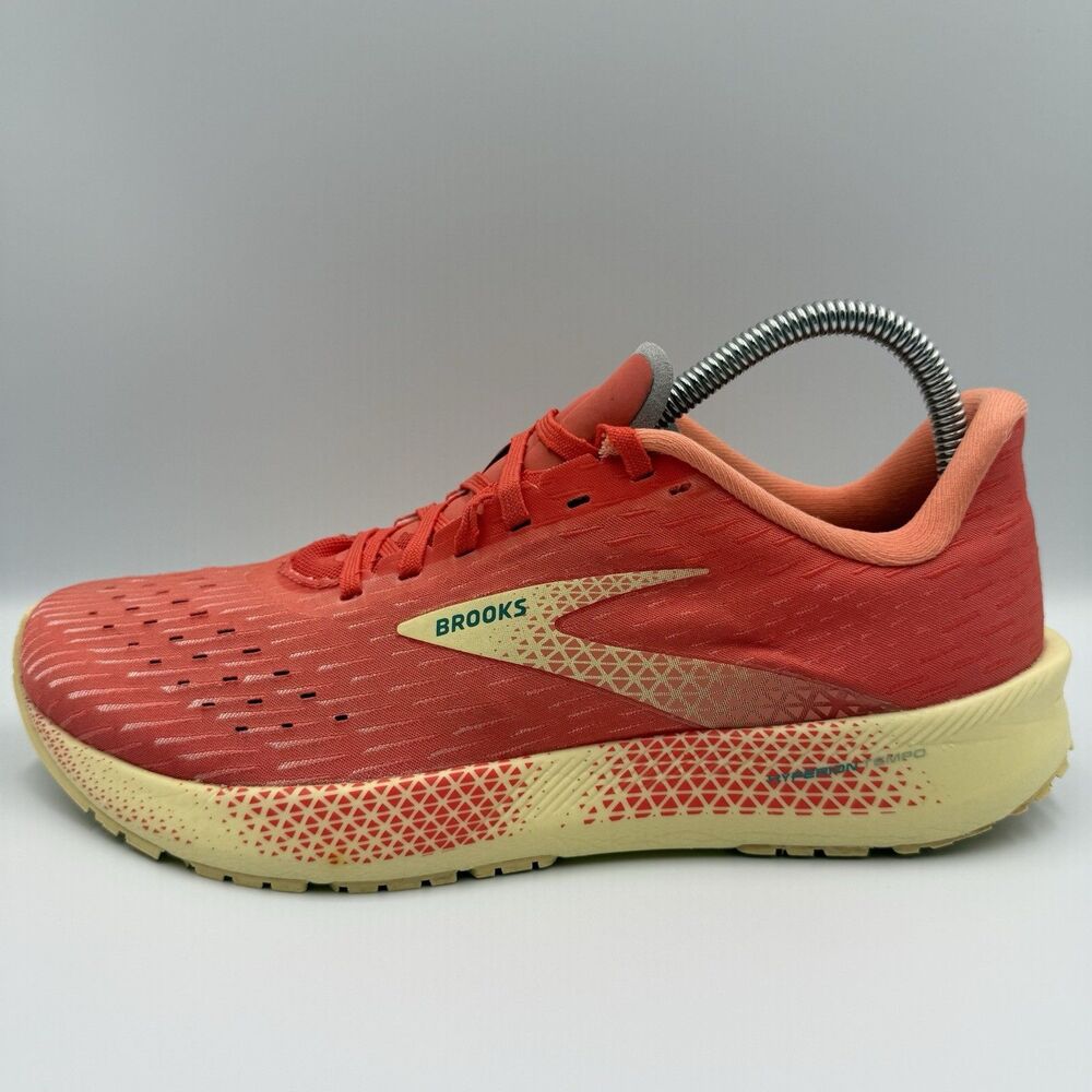 Brooks Hyperion Orange Yellow Running Shoes Sneakers Womens Size 9.5 1203281B876 - Picture 3 of 10